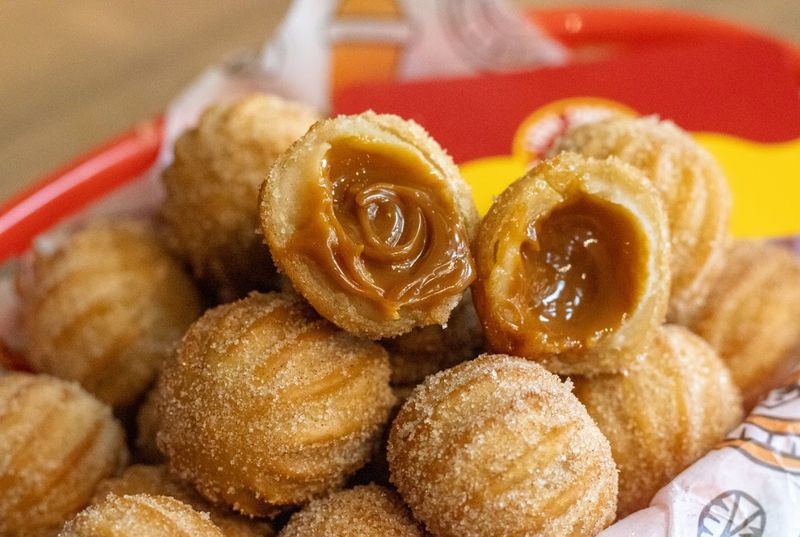Brazilian Churros filled with Dulce de Leche - Sweet snack at Love Snacks