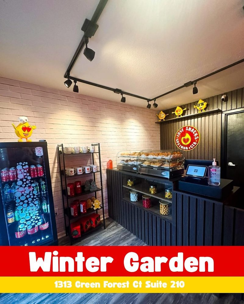 Love Snacks coxinha shop in Winter Garden Orlando