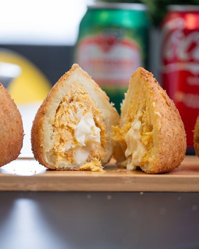 Coxinha Catupiry - Brazilian coxinha with cream cheese at Love Snacks Orlando