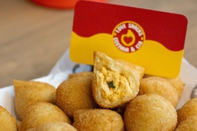 Mini Coxinha - Bite-sized Brazilian chicken croquettes at Love Snacks Orlando
